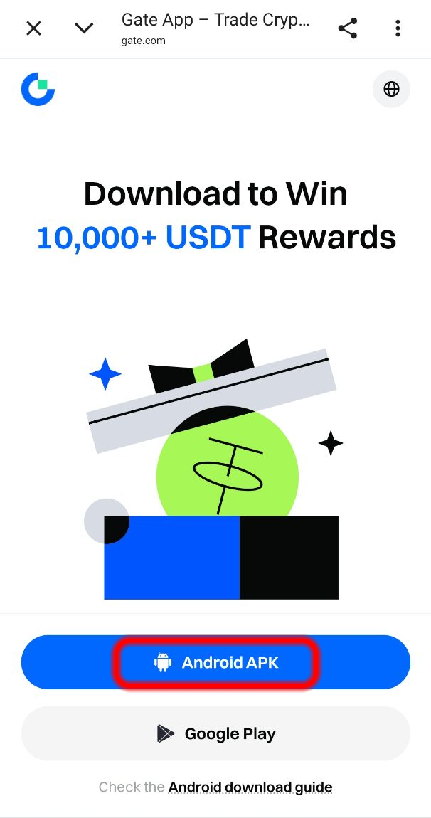 공식 홈페이지에서 Android APK 버튼을 누릅니다.